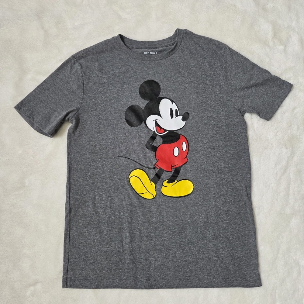 Mickey Mouse Old Navy Gray T-Shirt